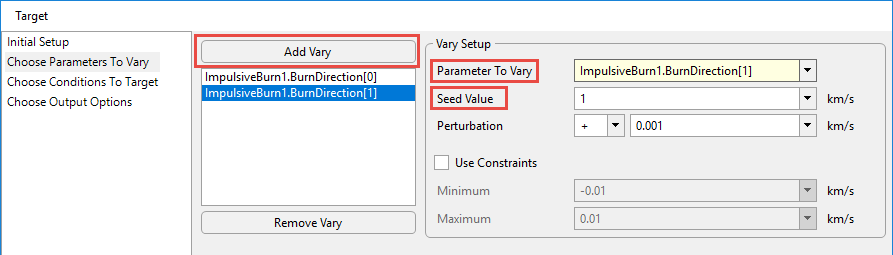 targetingVaryParams