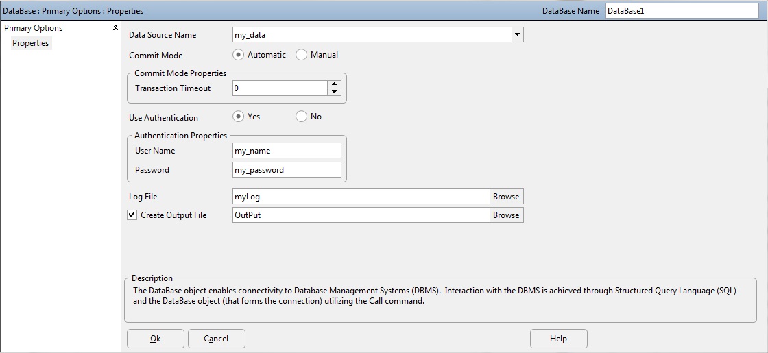 DataBase Object Editor