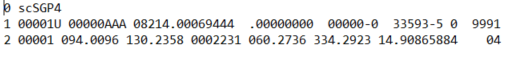 Output TLE when generated through the use of a propagator