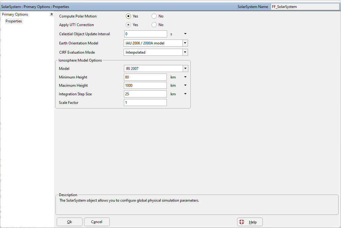 The Solar System Object Editor